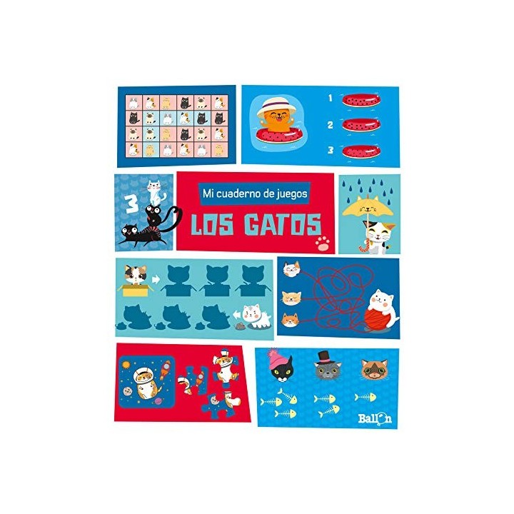 MI CUADERNO DE JUEGOS - LOS GATOS.